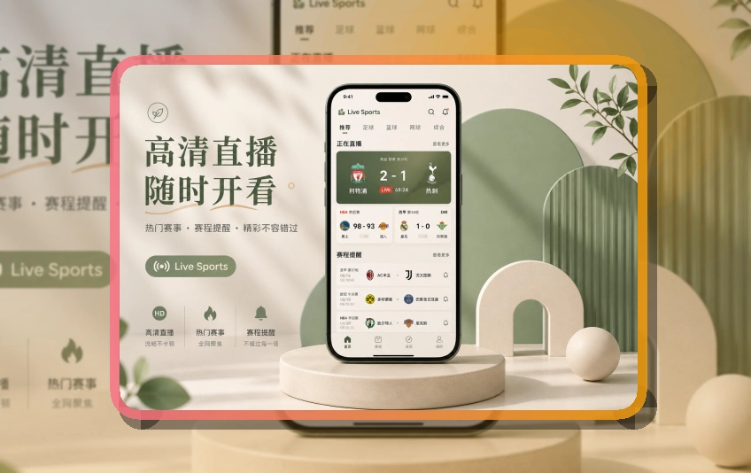 博鱼体育 App看赛能力补充 页面展示